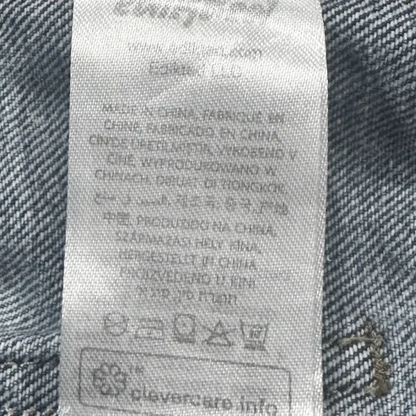 Edikted Wide Leg Carpenter Medium Wash Jeans Size M - Image 6