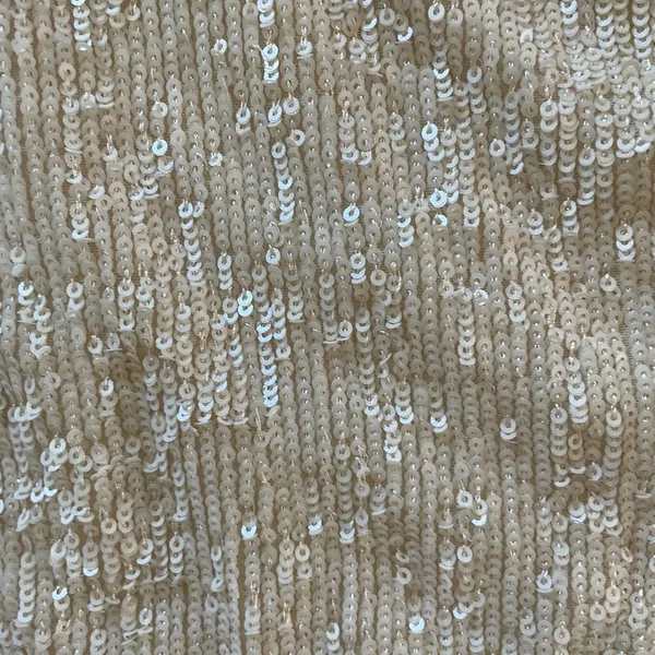 NWT Generation Love Puff Sleeve Donna Sequin Mini Dress‎ in Shell Sz Medium - Image 3