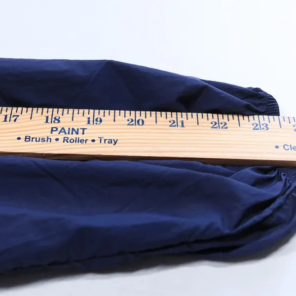 Fabletics Oversized Windbreaker Womens Medium Deep Navy Full Zip Nylon Coat NWT - Image 9