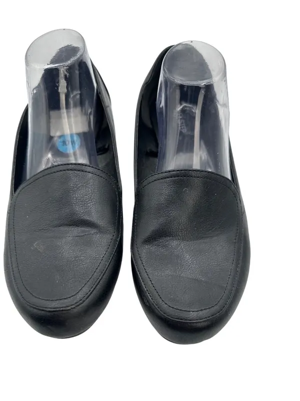 Clarks Size 10W Flex Step Clasic Stylist Black Comfort Shoes - Image 5