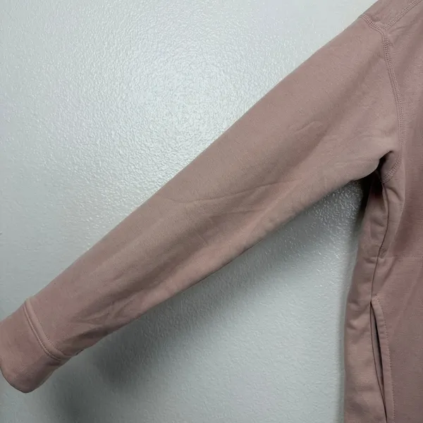 NOBULL Hoodie Womens Size Medium Pink Pullover Sweatshirt Activewear Workout - Image 3