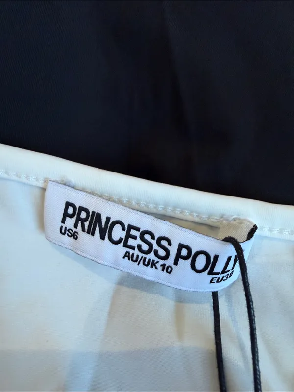 Princess Polly Premier layered tank top black white - Image 4