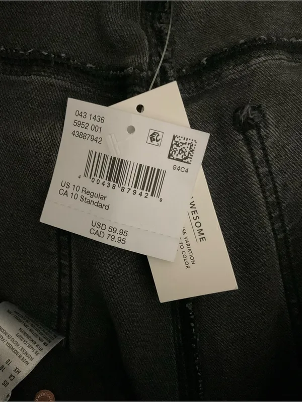 American Eagle Outfitters Black High-Rise Flare Jeans - Image 5