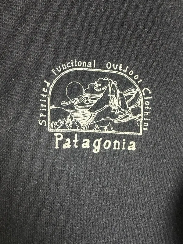 Patagonia Womens S Uprisal Crew Black Graphic Sweatshirt Gorpcore Outdoor Hiking - Image 4