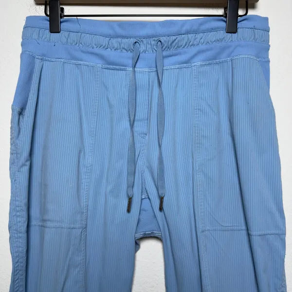 Lululemon Women Cropped Pants 8 Utility Blue Dance Studio Mid-Rise Pull On - Image 11