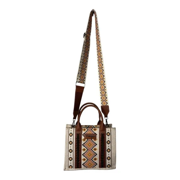 Wrangler Southwestern Aztec‎ Tote Bag Crossbody Purse Western Cowgirl Mini Boho - Image 4