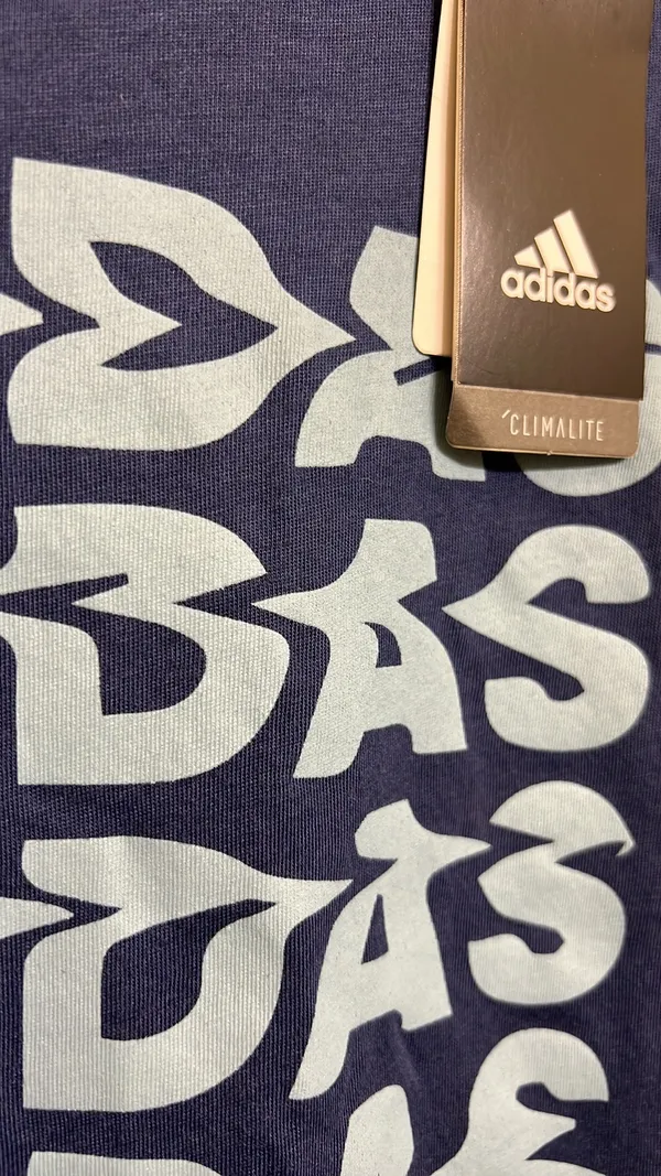 Adidas Wavy Blue Muscle Tank - Image 3