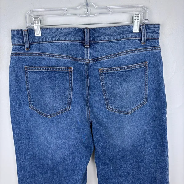 Talbots Stovepipe Ankle Jeans Kingston Wash Straight Leg Mid Rise Size 10 - Image 6