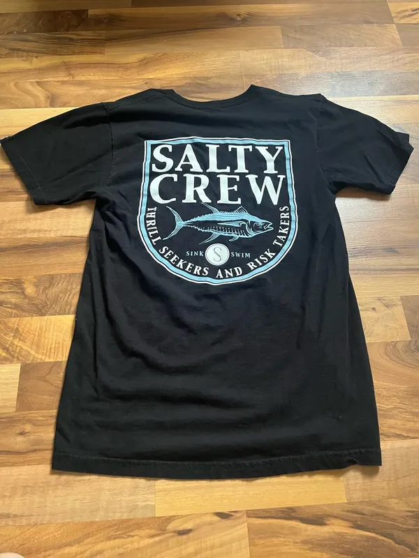 Salty Crew T-Shirt graphic tee black - Image 2