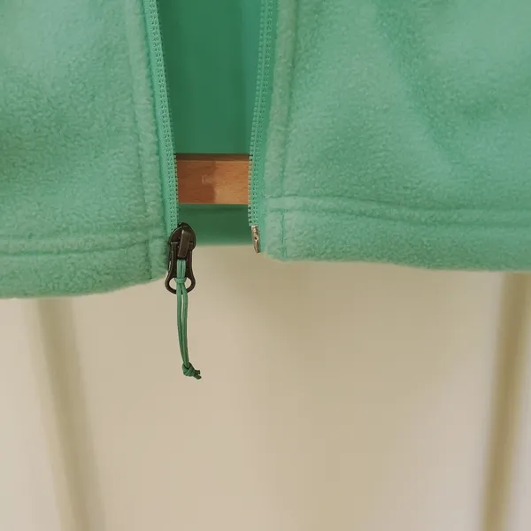 Columbia Fleece Jacket Small Cool Intervention Full Zip Light Teal - Image 8