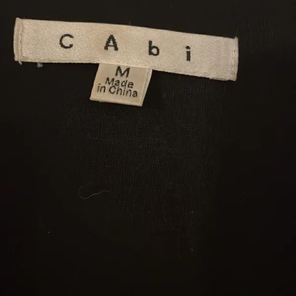 CAbi #615 Black Ponte Knit Moto Jacket - Image 3