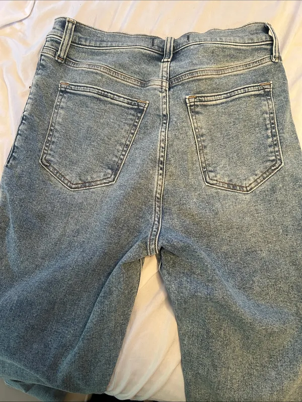 Women’s Abercrombie & Fitch Light Blue The Super Skinny High Rise Jeans - Image 5