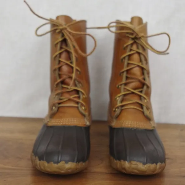 Vintage Ladies' LL Bean 7 Eyelet Maine Hunting Boots SIze 7 - Image 2