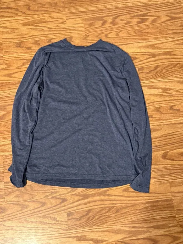 Lake Mode Long Sleeve Graphic T-Shirt Blue Heather Size L - Image 3