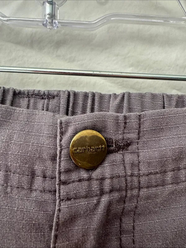 Carhartt Y2K Women's Wide Leg Cargo Pants in Dark Gray - Image 2