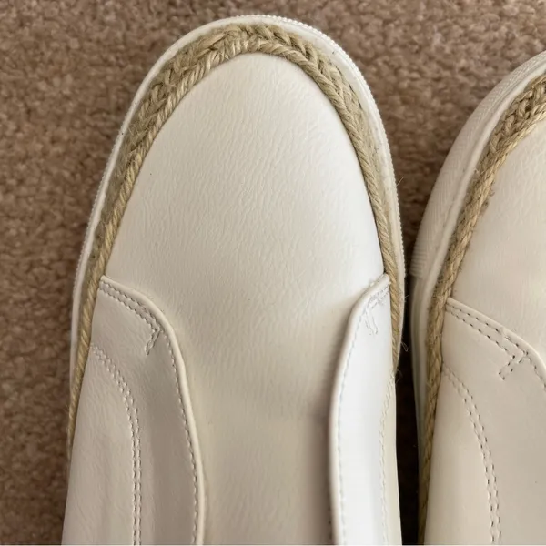 Steve Madden White Slip on Shoes - Image 2