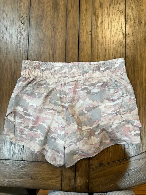 Avia Pink and Gray Camo Athletic Shorts - Image 3