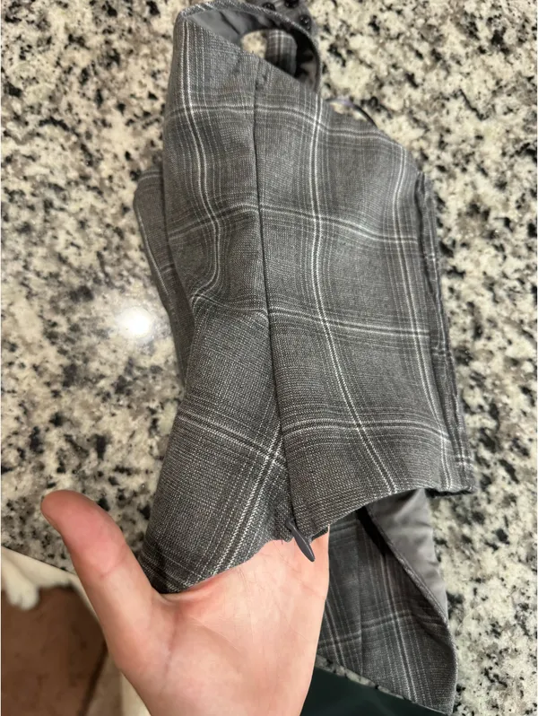 Edikted Palmer Plaid Bow Halter Top - Image 3