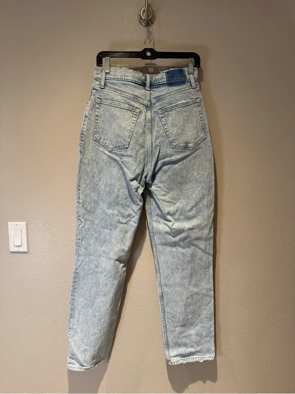 Abercrombie & Fitch Curve Love The '90s Straight Ultra High Rise Jeans 29/8R - Image 3