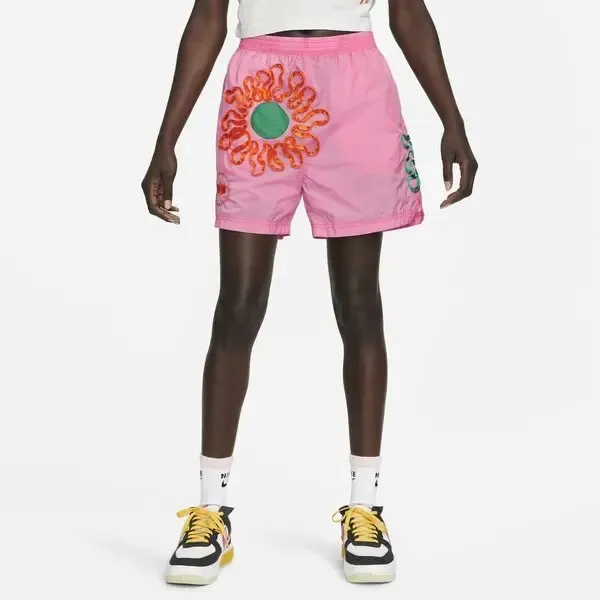 NWT NIKE Sportswear Uphoria Woven‎ Shorts - Pinksicle,Safety Orange,Malachite - Image 6