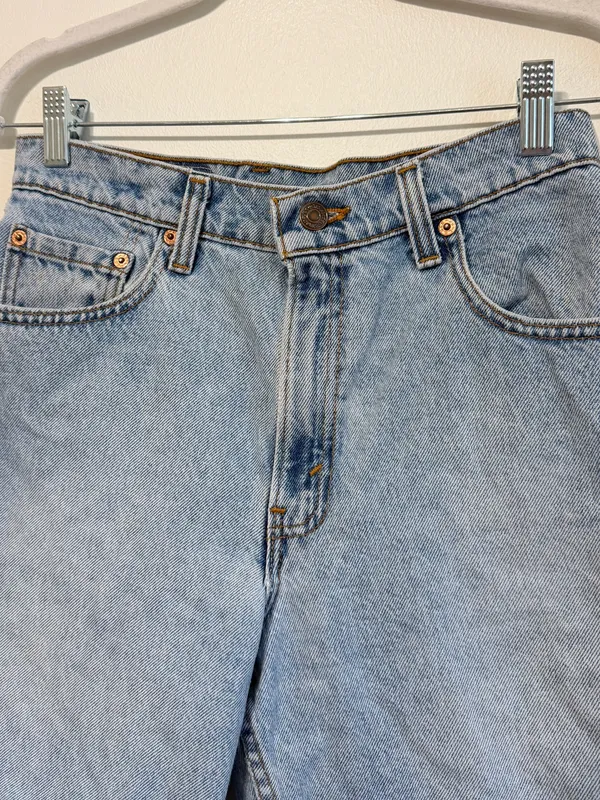 Vintage Levi’s 550 Mom Shorts Size 26 Women’s Denim Vtg 90s Relaxed Fit Baggy - Image 2