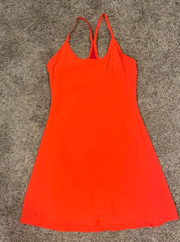 Outdoor Voices Orange Exercise Dress - Image 2