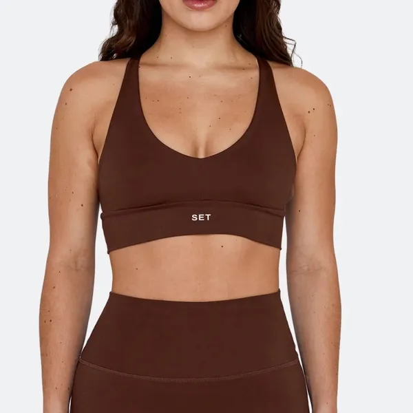 SET Active Women's Chocolate Brown High-Waist Leggings - Image 3
