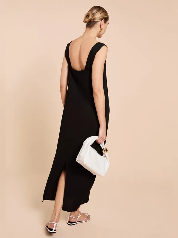 NWT Few Moda Ione Dress size 2 Black Maxi Dress kourt Jenni Kayne - Image 3