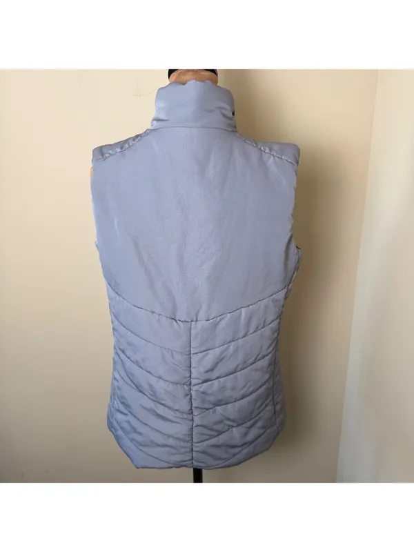 Holloway Quilted Iowa State Cyclones Vest Women Medium Gray Embroidered Ames ISU - Image 3