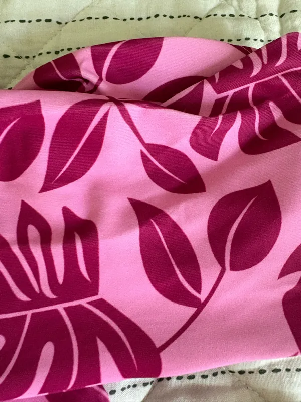 Shein Bandeau Bikini Set Pink - Image 5