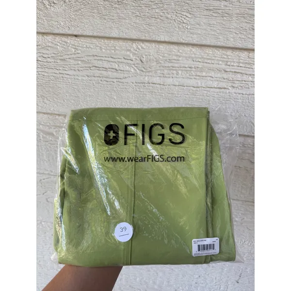 FIGS Kade Cargo Scrub Pants Matcha Green Pink Drawstring Size XS Petite 1000219P - Image 8