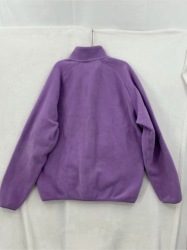 Uniqlo Women’s Lavender Full-Zip Teddy Fleece Jacket 1161 - Image 6