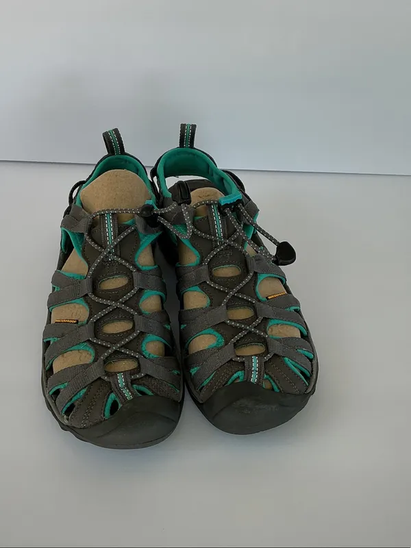 Keen Women's Gray and Teal Sport Sandals - Image 3