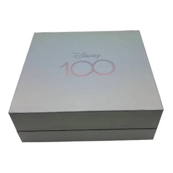 NIB Disney Parks 100th Celebration Minnie Mouse Rose Gold Charm Bracelet - Image 5