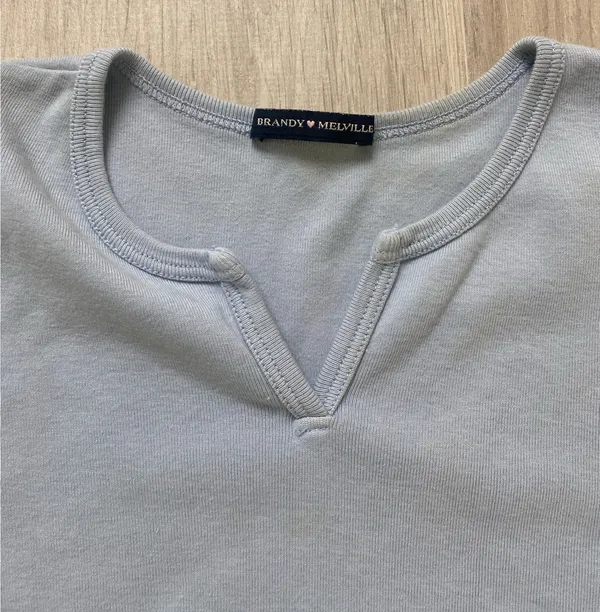 Brandy Melville Top Blue - Image 2