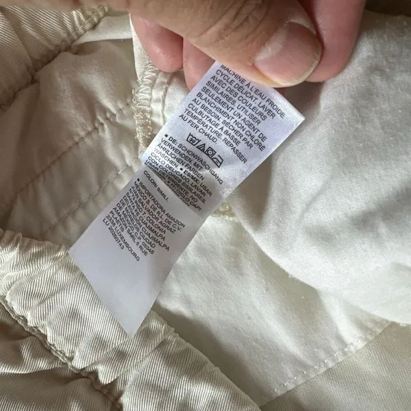 Anthropologie Daily/Ritual 100% lyocell joggers cream 6 - Image 5