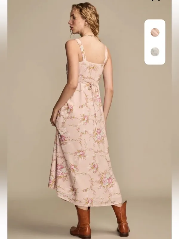 Lucky Brand GORGEOUS Floral Maxi Slip Dress NEW XXL - Image 5