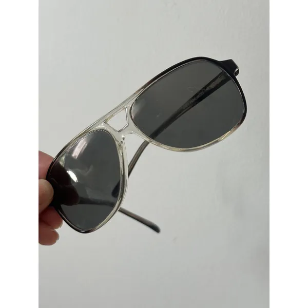 Hunter Grey Fade Sunglasses Retro Smoke Oval - Image 11