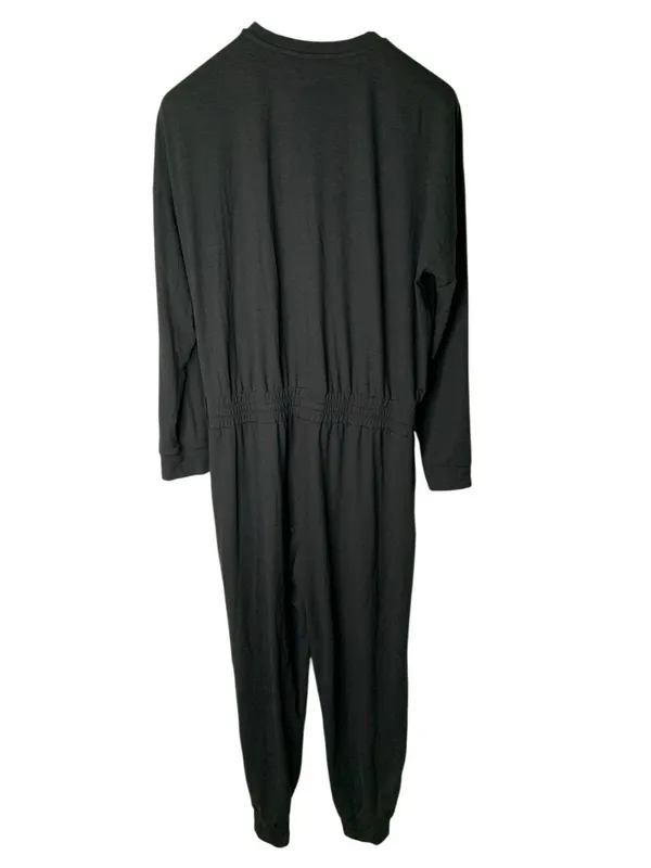 Vuori Jumpsuit Lux Henley Long Sleeve Romper dark gray women's size large VW478 - Image 2