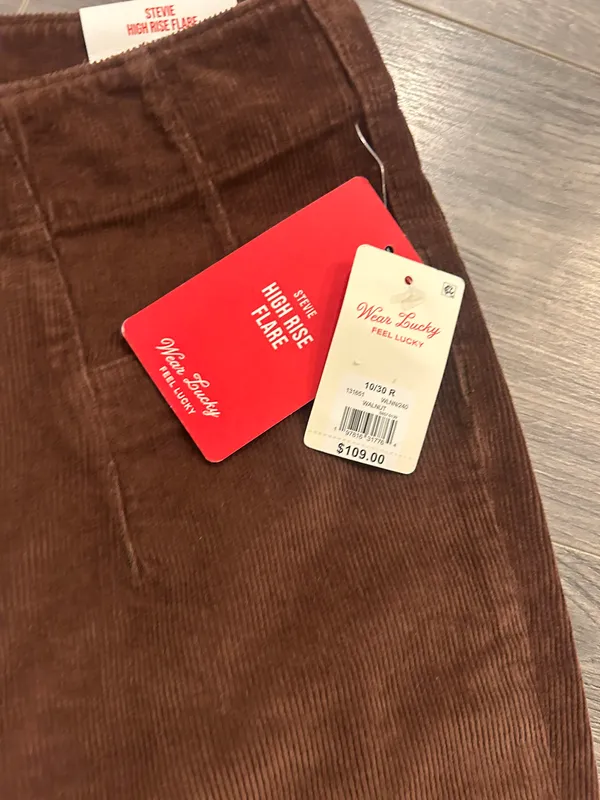 Women's Corduroy Flared Jeans - Image 2