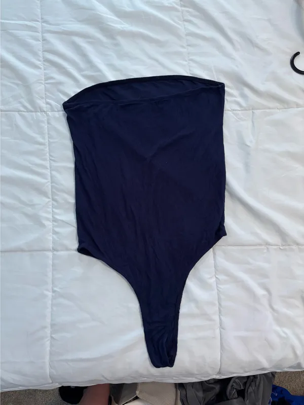 Strapless bodysuit Blue Size M - Image 2