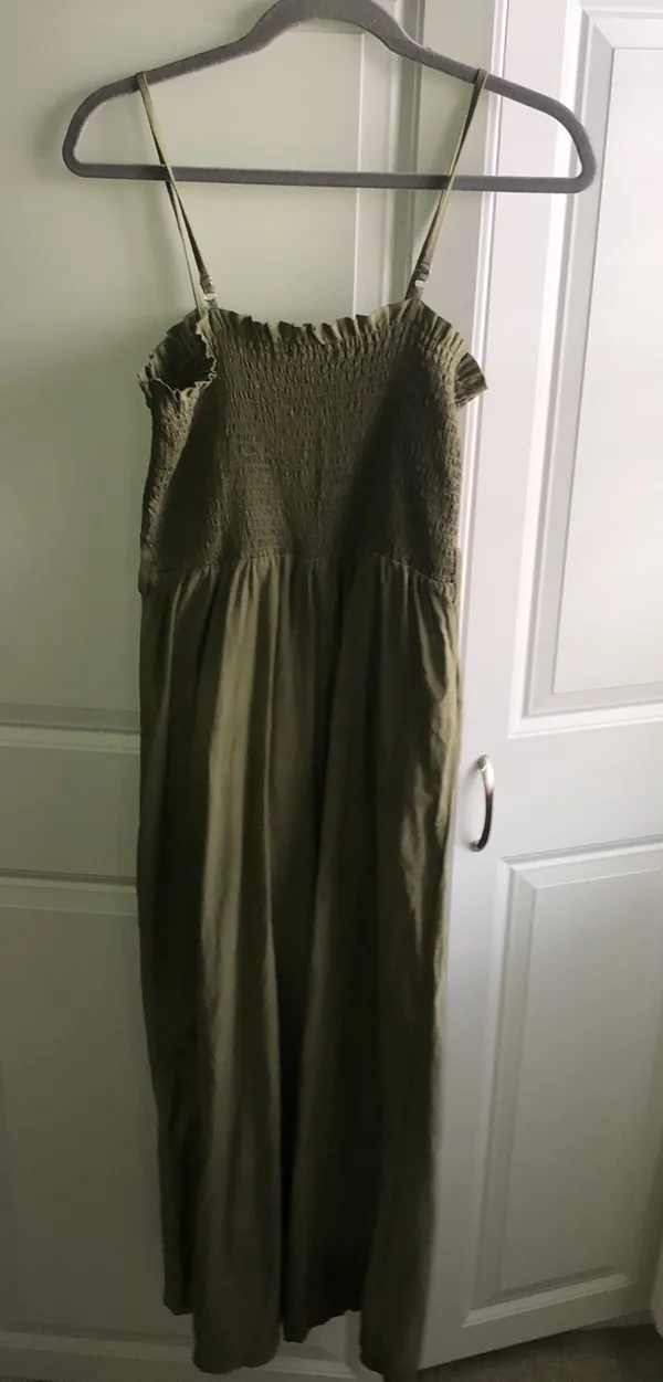 Pink Lily Jumpsuit Wide Leg XL Green - Image 2