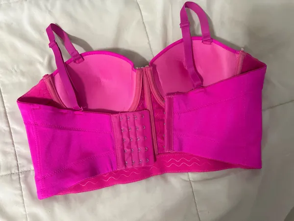Lydia USA bedazzled crop top Pink - Image 3