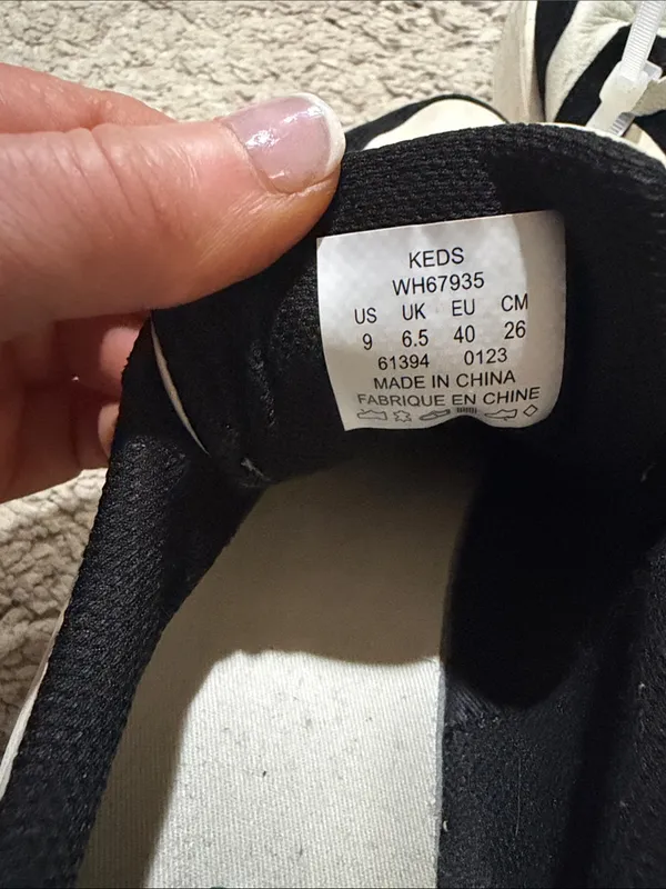 Staud x Keds The Court Sneakers in Black/Cream VGUC - Image 8