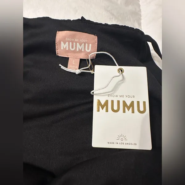 Show Me Your MuMu Black Rochester Maxi Dress - NWT - Size L - Image 9