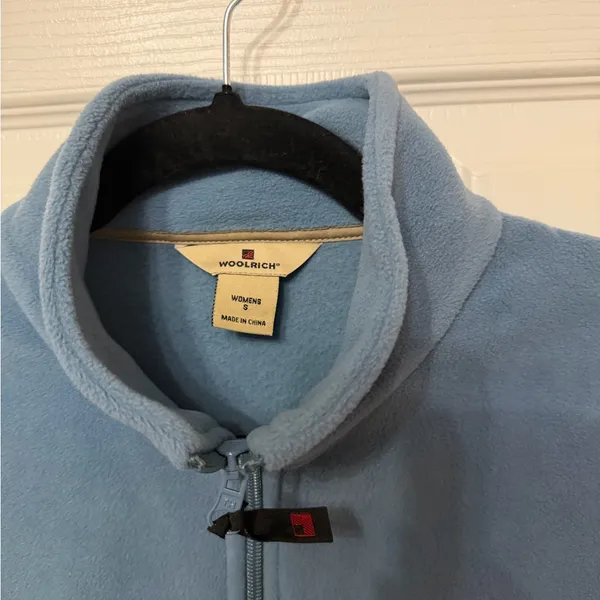 WOOLRICH women’s fleece vest size small blue‎ - Image 3