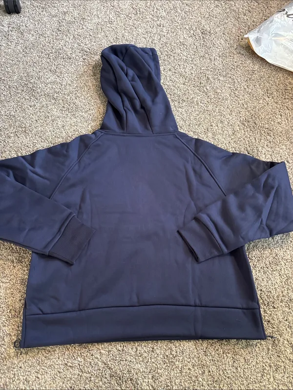 Allzero 1/4 Zip Hoodie size medium NWT Blue - Image 5