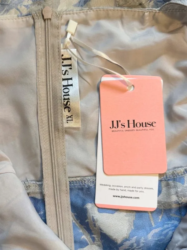 NWT JJ's House Avera Jacquard Floral Midi Dress, Size XL - Image 5