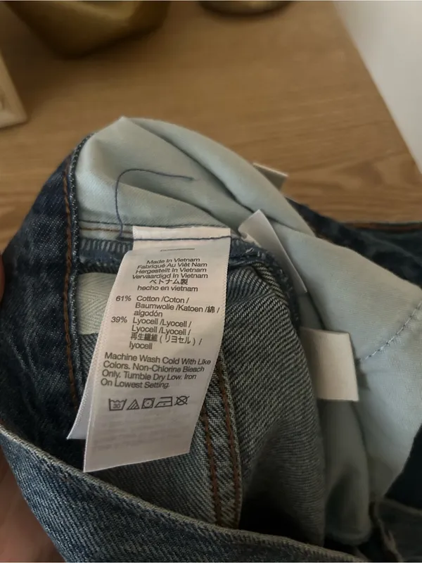 Madewell The Low-Slung Baggy Jean in Airy Denim Pickett Wash NWT $148 Size 30 - Image 8
