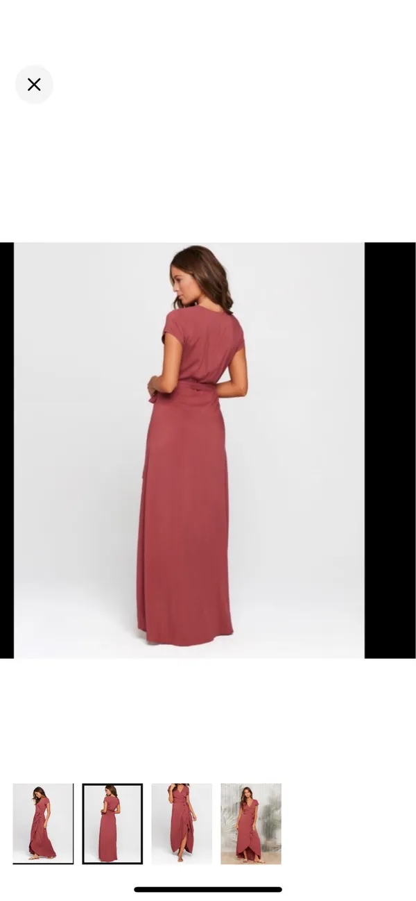 L space maxi wrap dress  - Image 3
